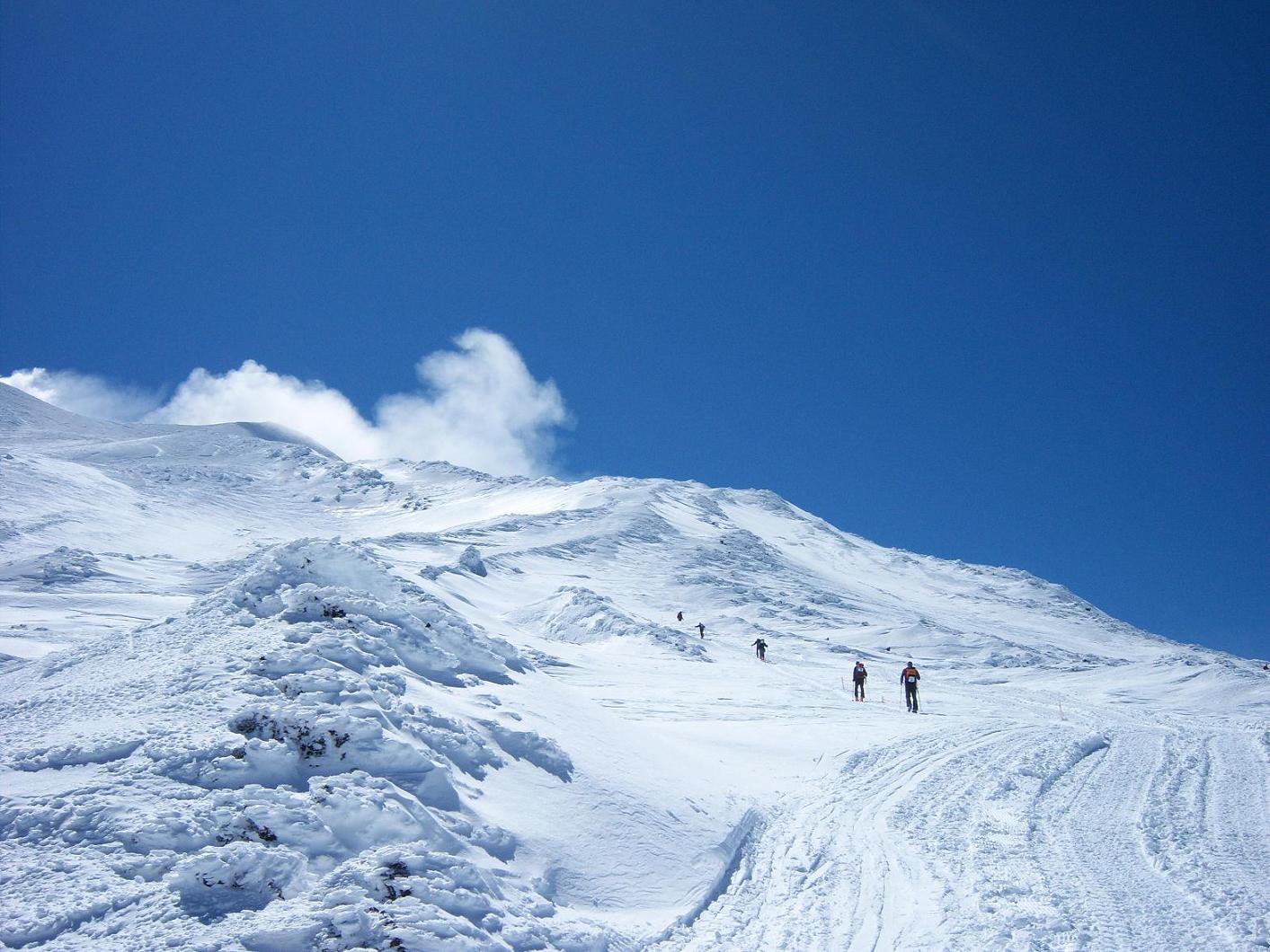 Con le ciaspole sul Piz Tri